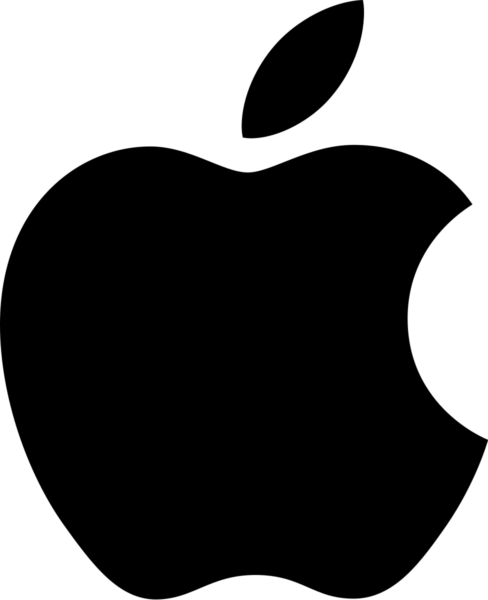 Apple white logo