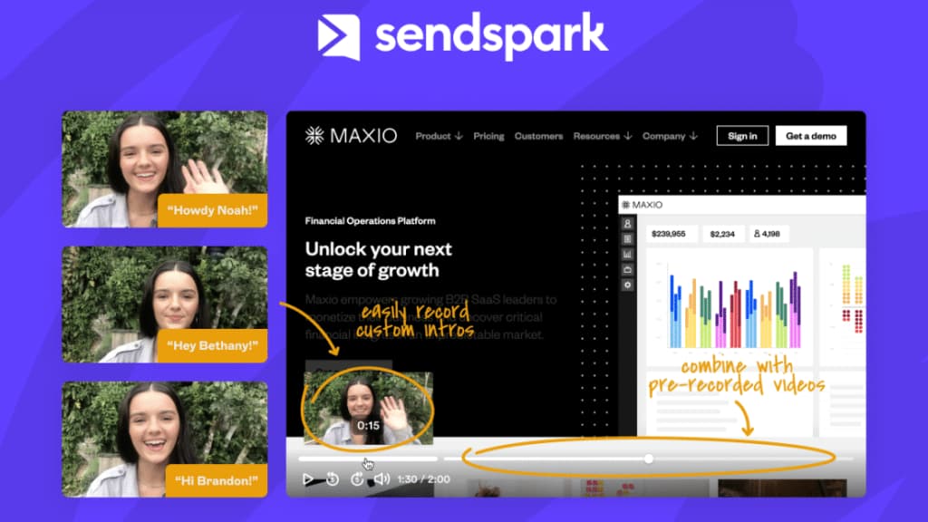 Sendspark screen recording